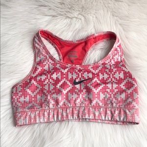 Nike Pro Dri Fit Pink Ombré Sports Bra